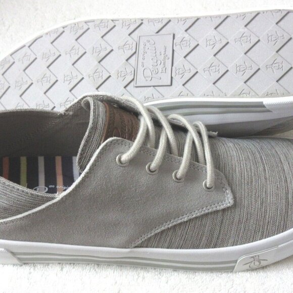 COPY - Original Penguin Mens Neo Collapse Heel Lace Up Casual Sneakers Grey PG0… - Picture 3 of 7